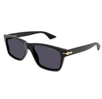 Occhiali da sole Montblanc Uomo MB0263S001 BLACK BLACK SMOKE54 - MB0263S001 BLACK BLACK SMOKE54